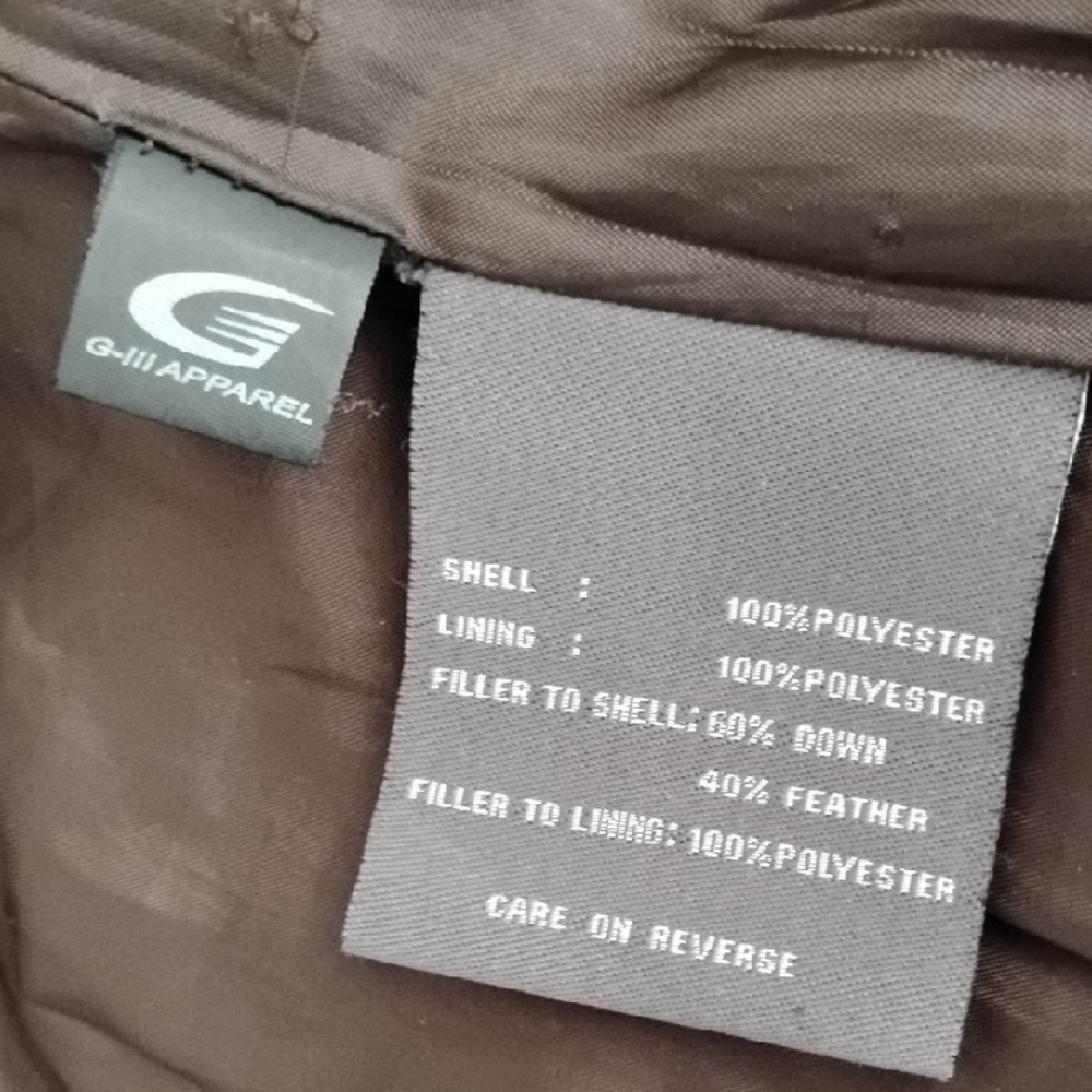 Kenneth Cole Reaction Quilted Zip-Front Puffer Jacket - Brown - Picture 8 of 11